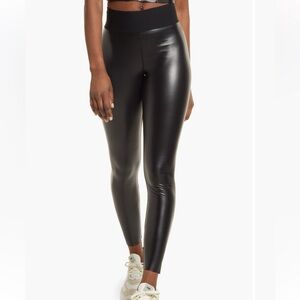 Good American Icon Faux Leather Leggings